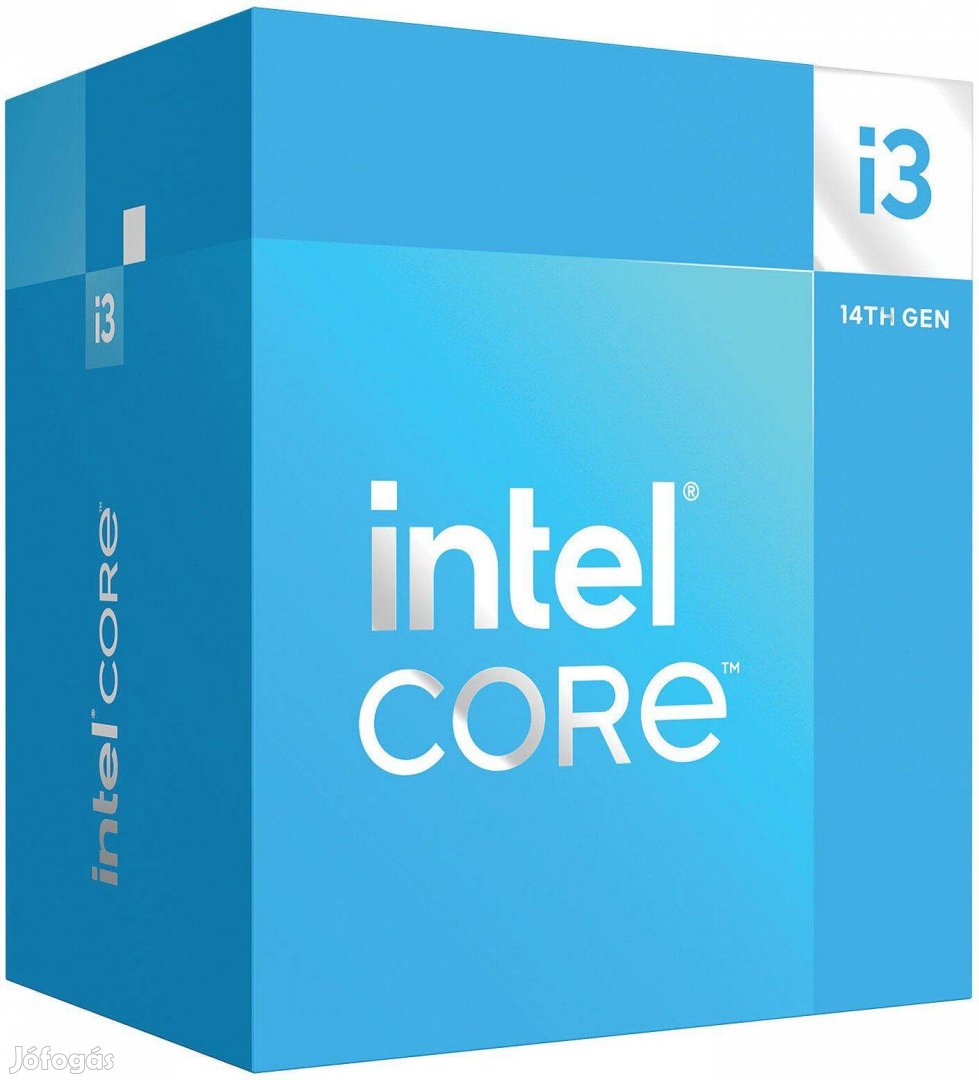 Új Intel Core i3-14100 3.5GHz Box Processzor Garanciális