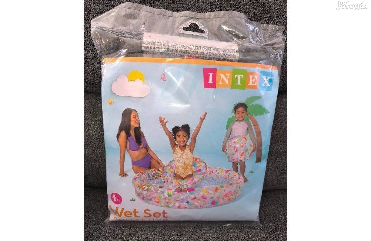 Új Intex medence szett medence, úszógumi, labda