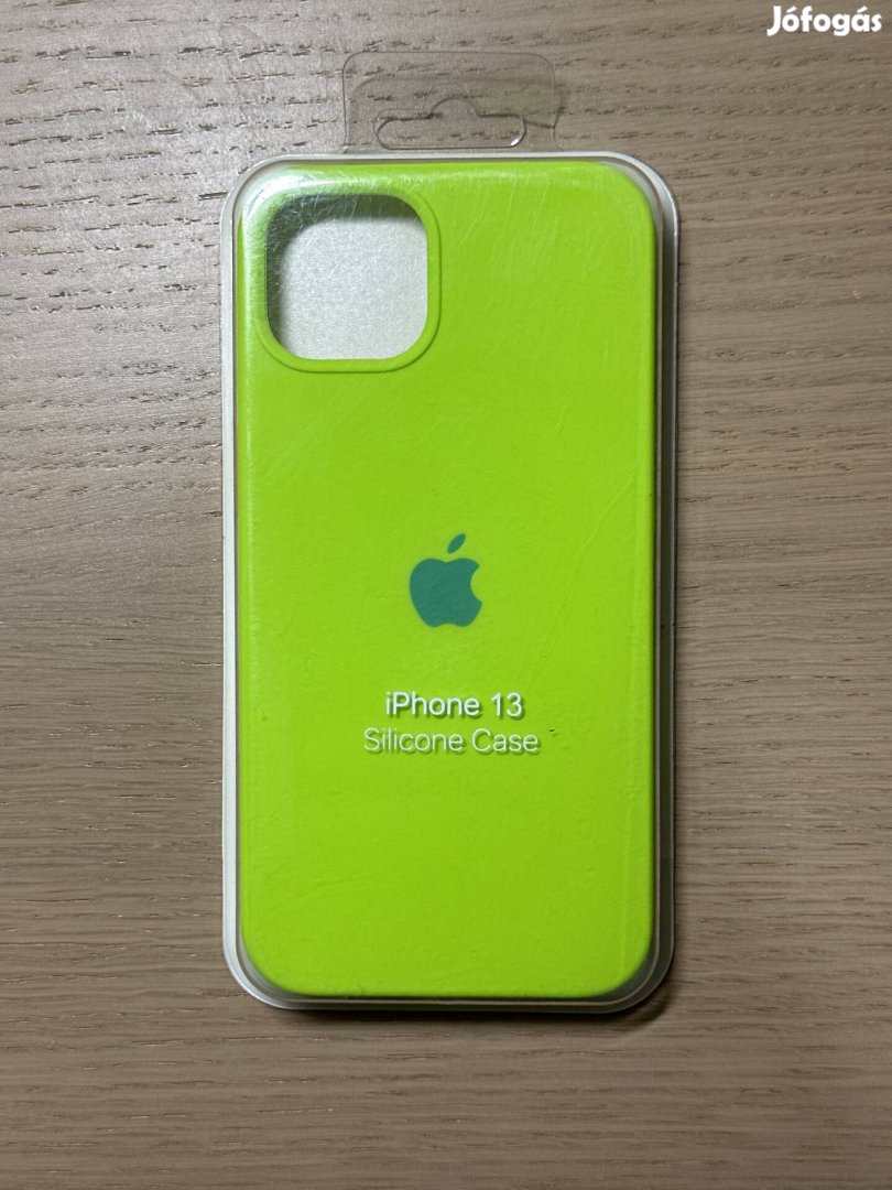 Új Iphone 13 szilikontok szilikon tok neon zöld
