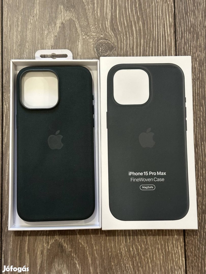 Új Iphone 15 Pro Max utángyártott magsafe finewoven szövettok tok