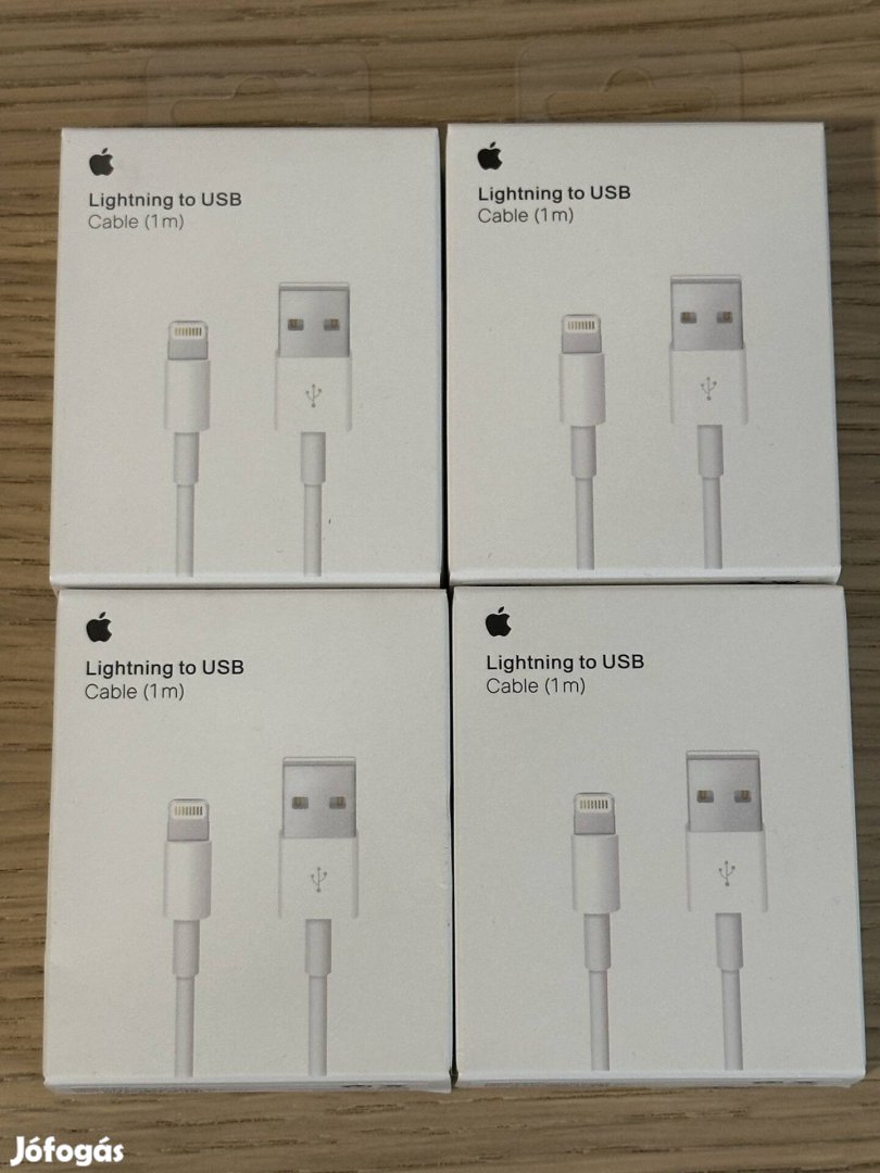 Új Iphone Ipad USB Lighting 1M Töltő Kábel Töltőkabel 