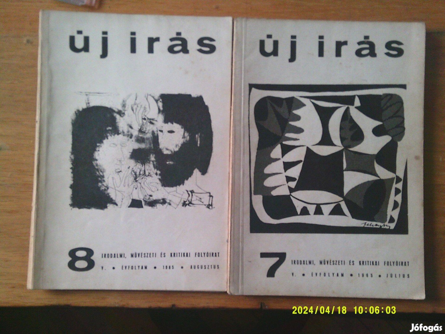 Új Irás 1967-71 példányok A Hét 1934