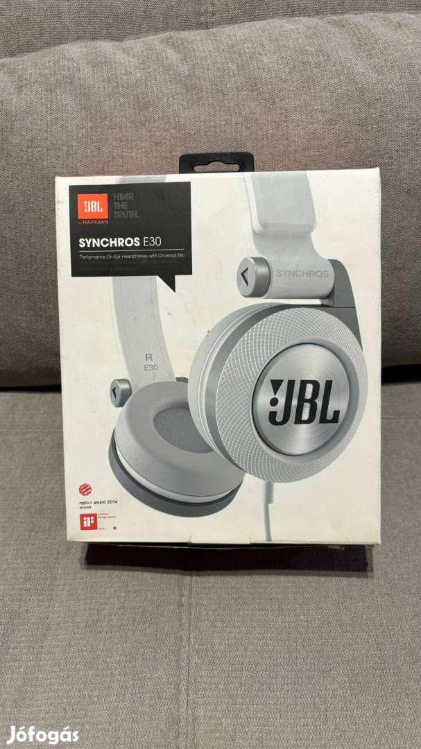 Új JBL E30 fejhallgató