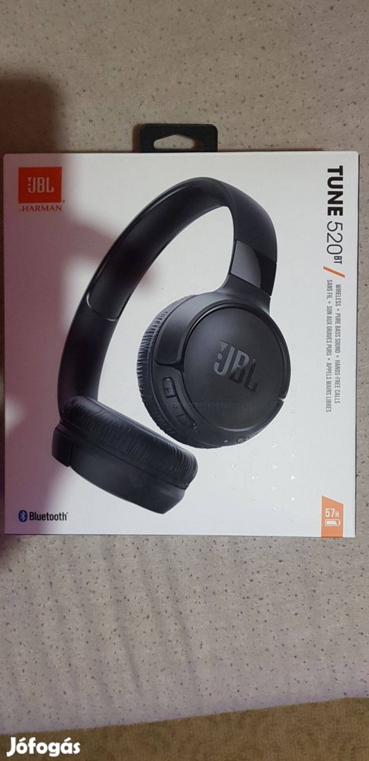 Új JBL tune520bt wireless-bluetooth fejhallgató