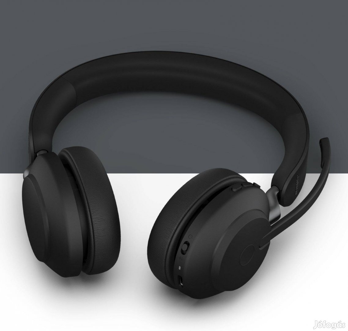 Új Jabra Evolve 2 65 MS Teams Stereo USB-C Black