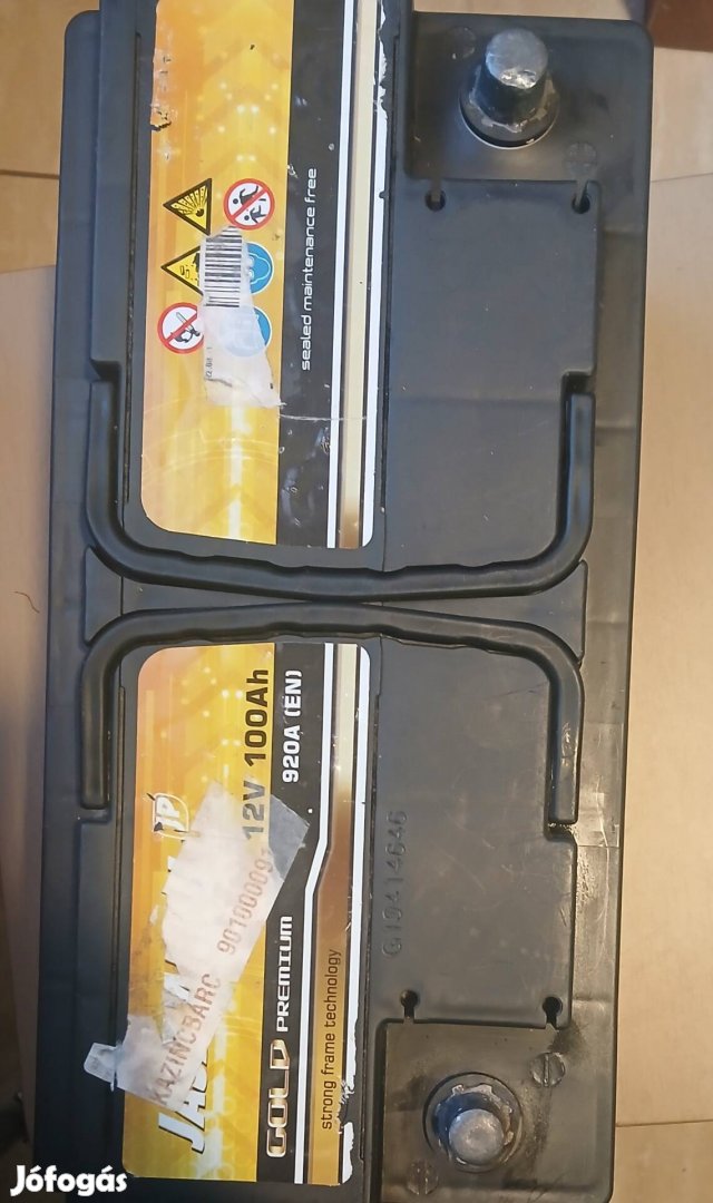 Új Jássz gold prémium 12v 100Ah akkumulátor