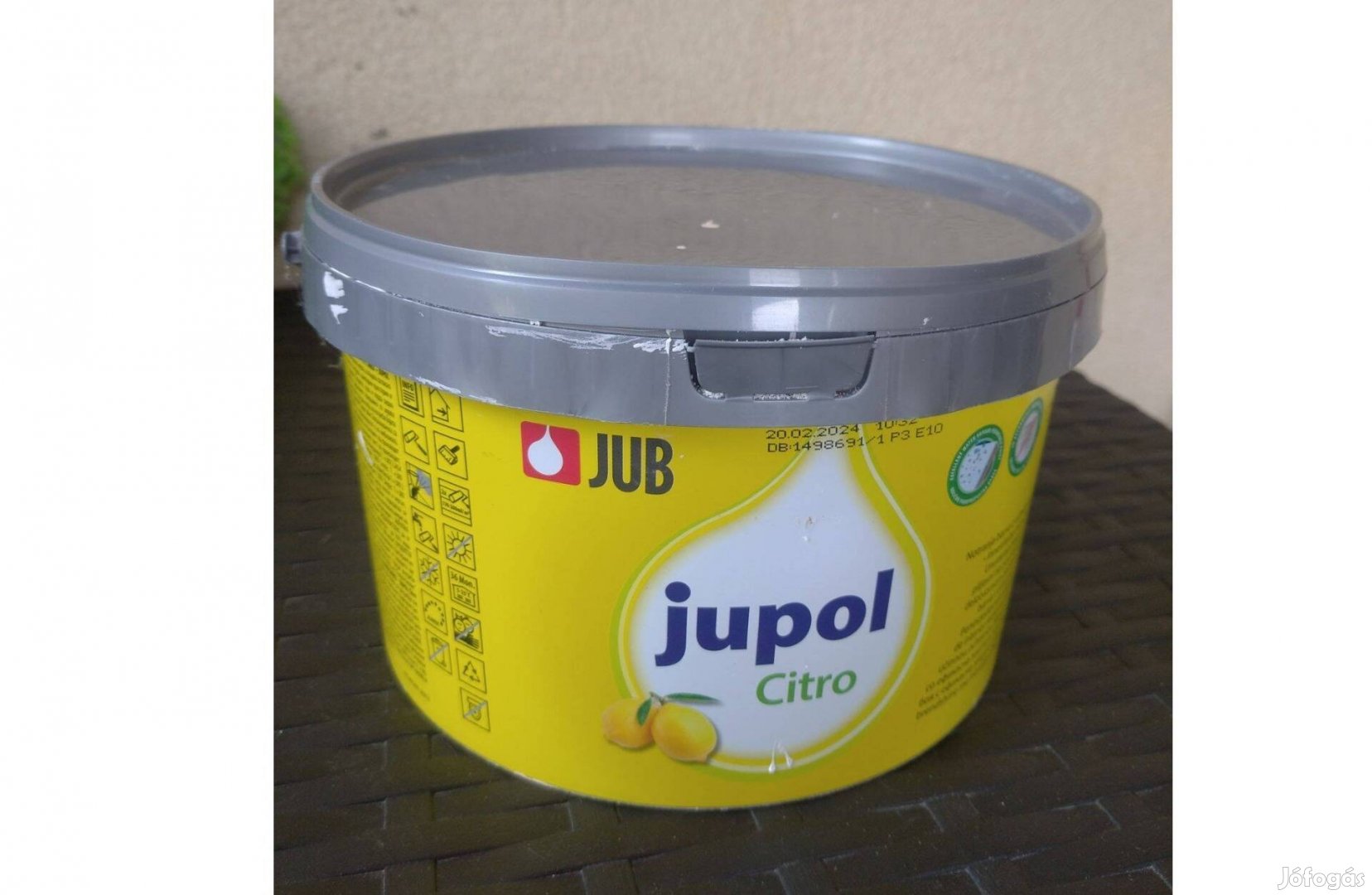 Új Jub Jupol Citro penészgátló falfesték 2L fehér