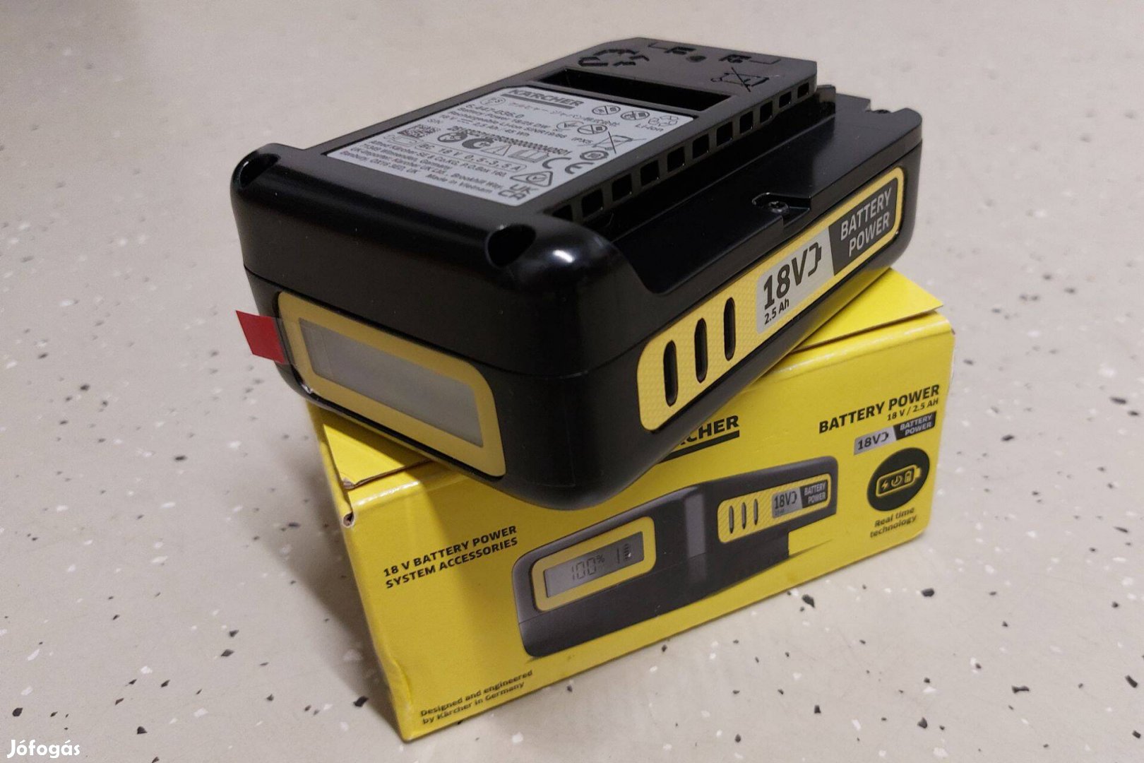 Új Kärcher 18V akkumulátor garanciával