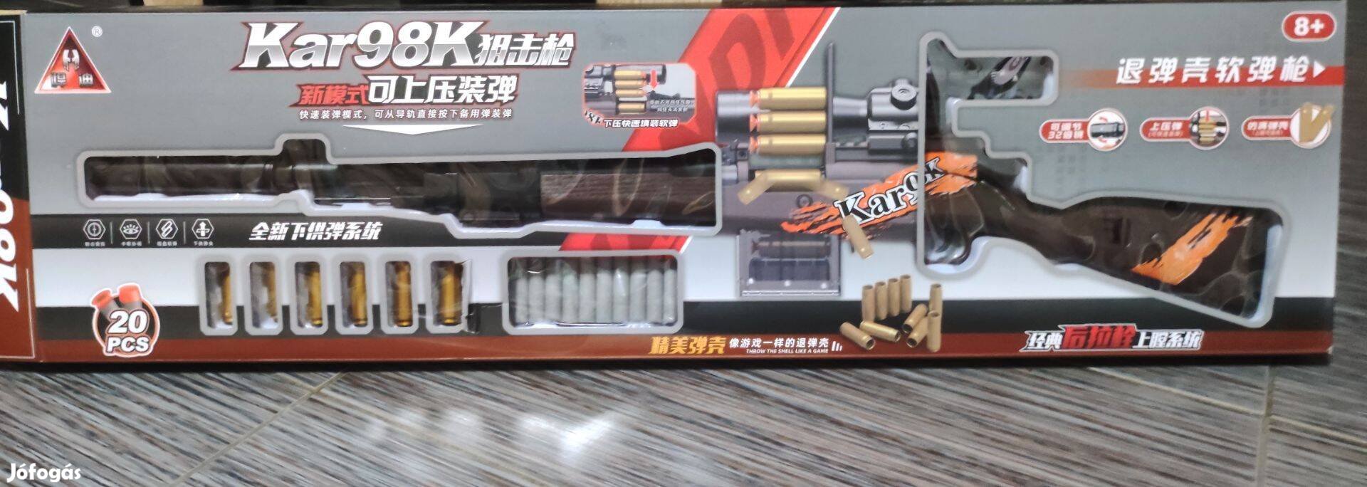 Új Kar98K Nerf puska szivacslövő fegyver szivacslövő puska