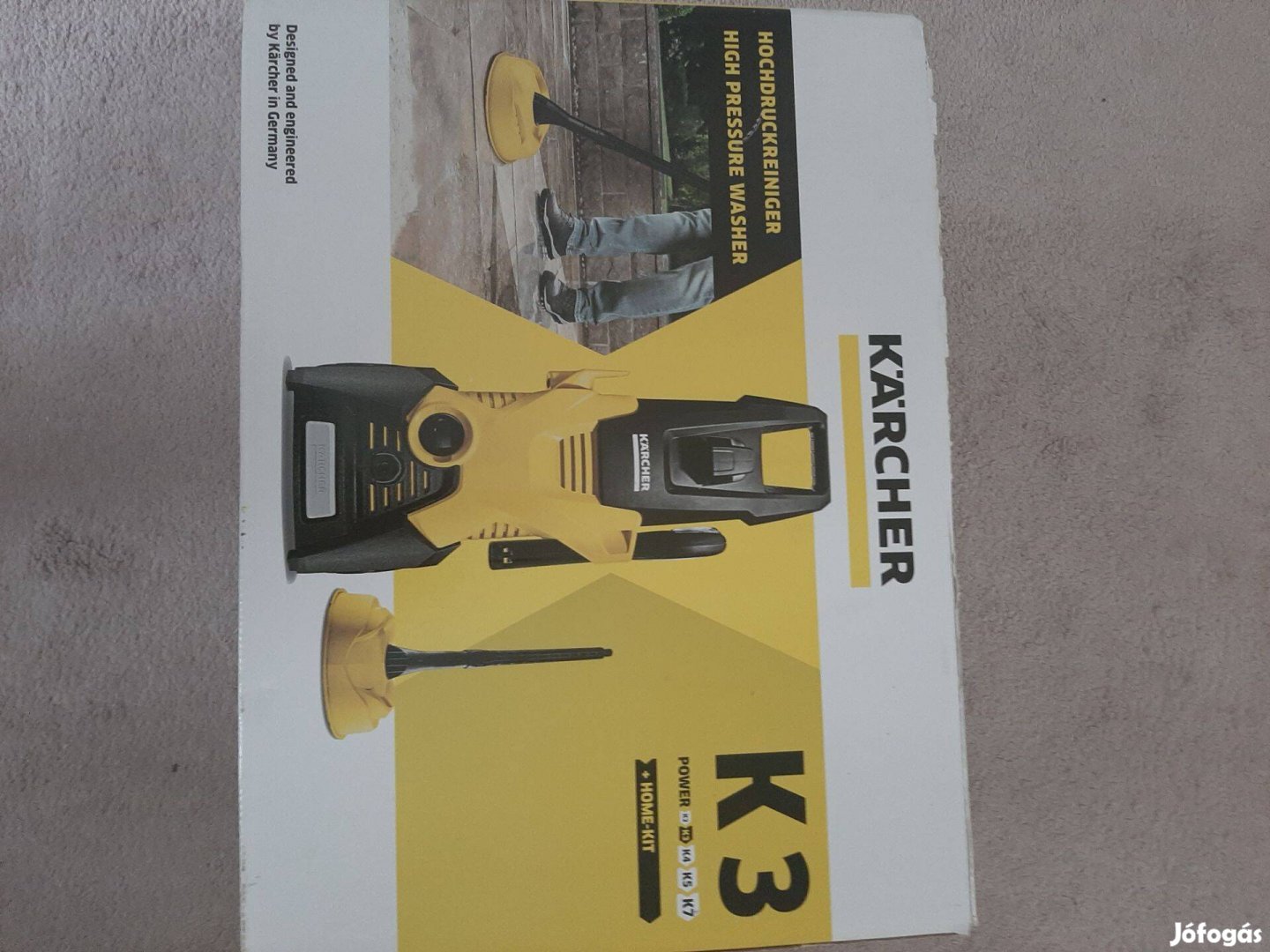 Új Karcher K3 magasnyomású mosó bontatlan csomagolásban
