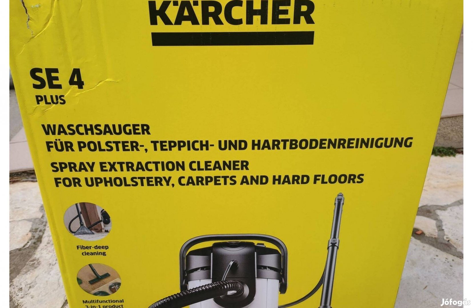 Új Karcher SE4 Plus Szőnyegtisztító Takarítógép porszívó kárpittisztó