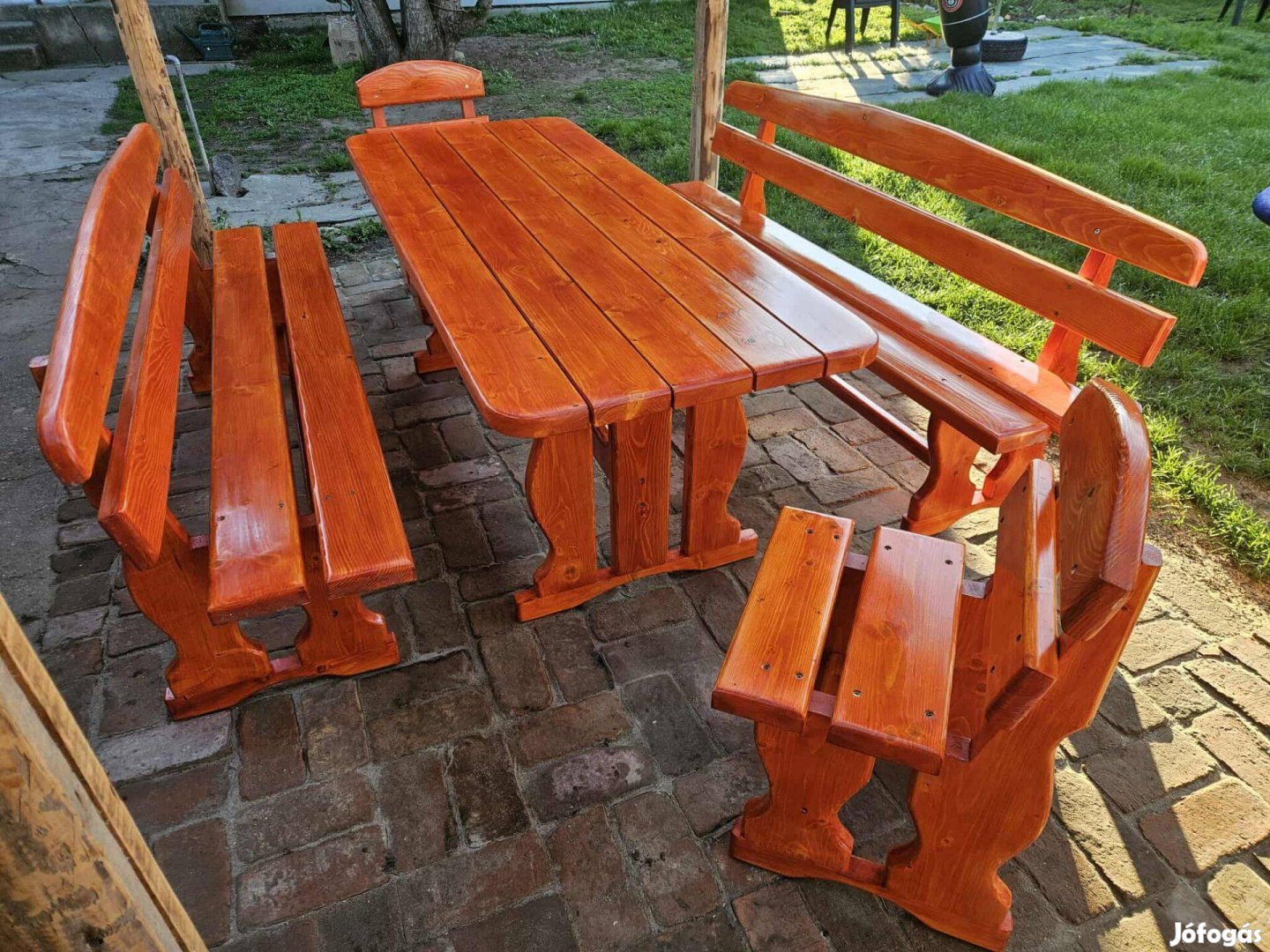 Új Kerti Garnitúra Kültéri Bútorszett