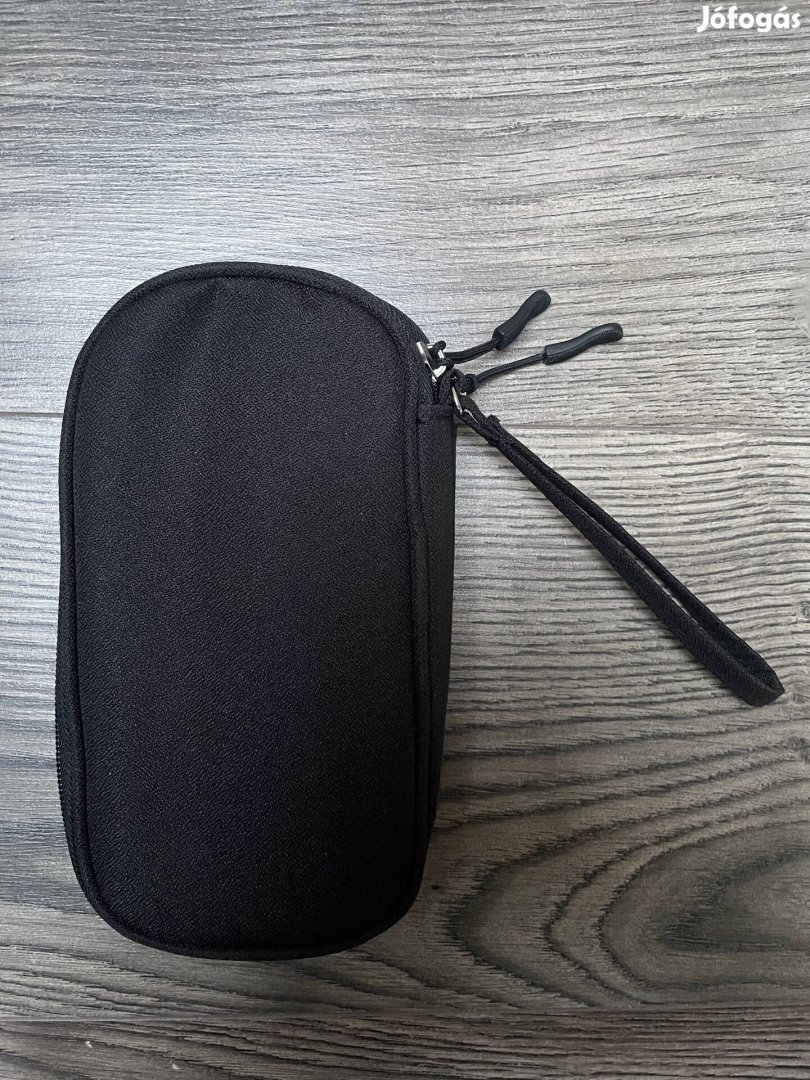 Új Kétoldalú Töltőkábel Tartó Kábelrendező Fekete Kistáska