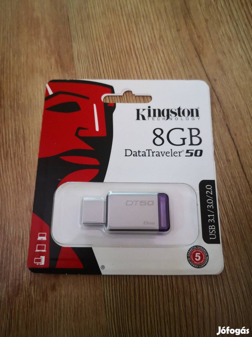 Új Kingston 8GB USB 3.1 pendrive