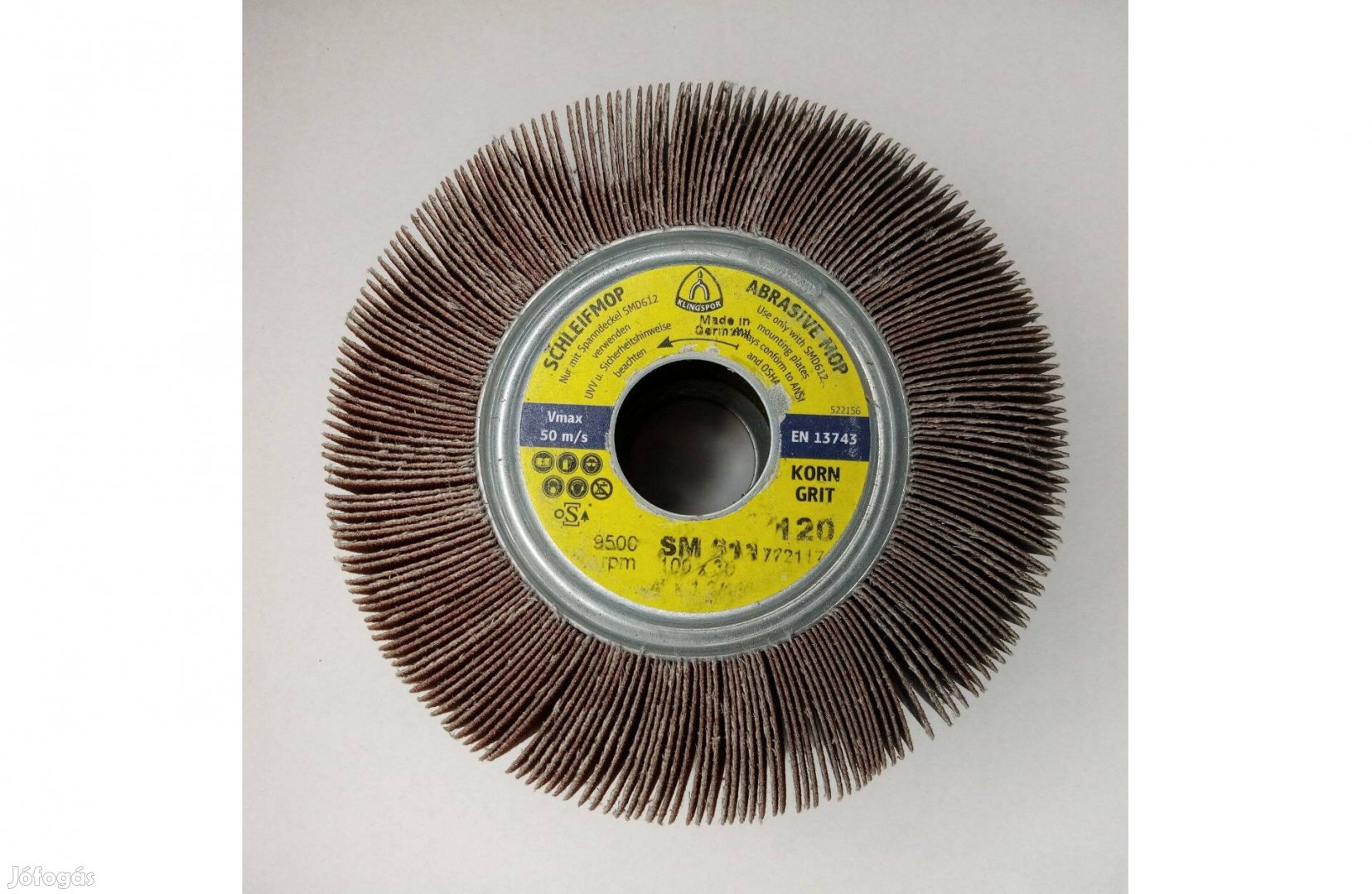 Új Klingspor SM 611 lamellás csiszolókerék , szaturnusz