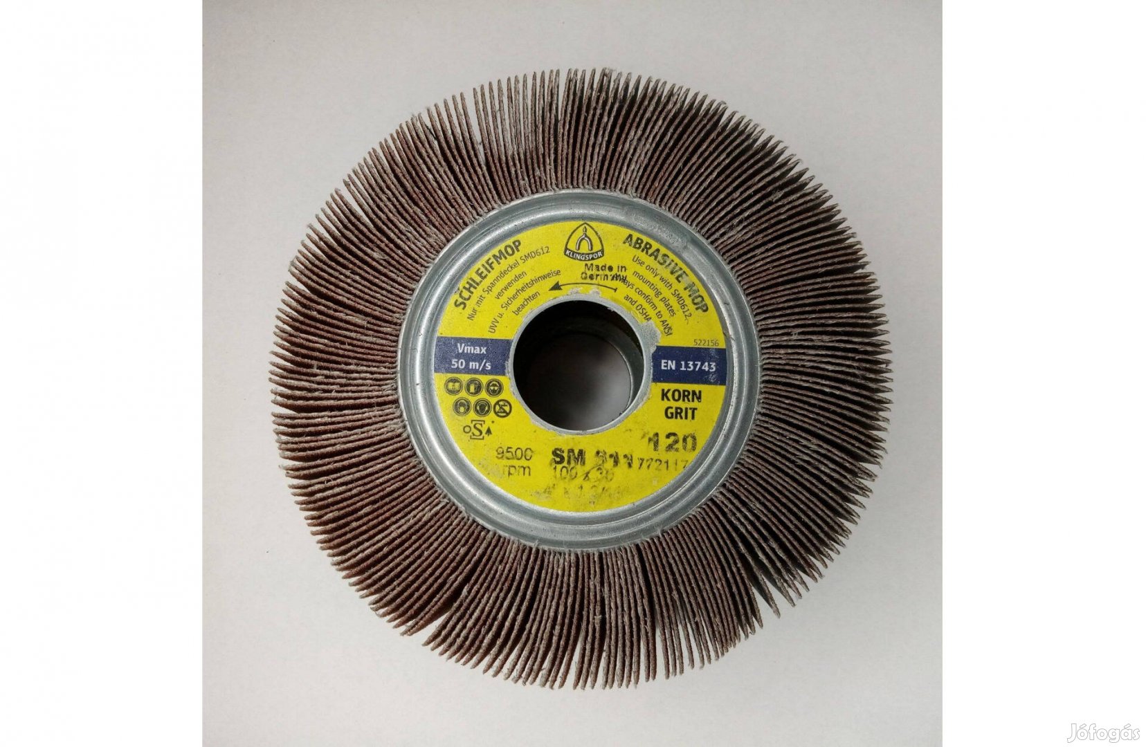Új Klingspor SM 611 lamellás csiszolókerék szaturnusz 100x30mm P120