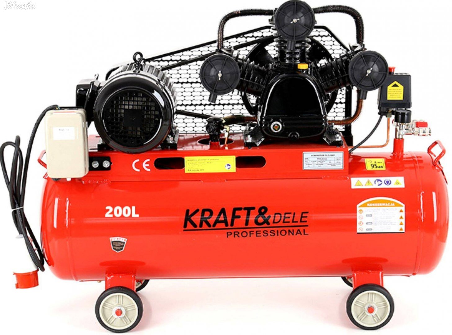 Új Kraft&dele KD408 Kompresszor 200Liter/720lit/min/400V