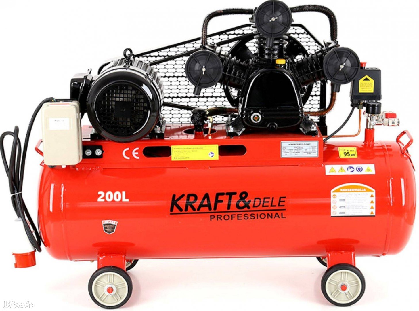 Új Kraft&dele KD408 Kompresszor 200Liter/720lit/min/400V