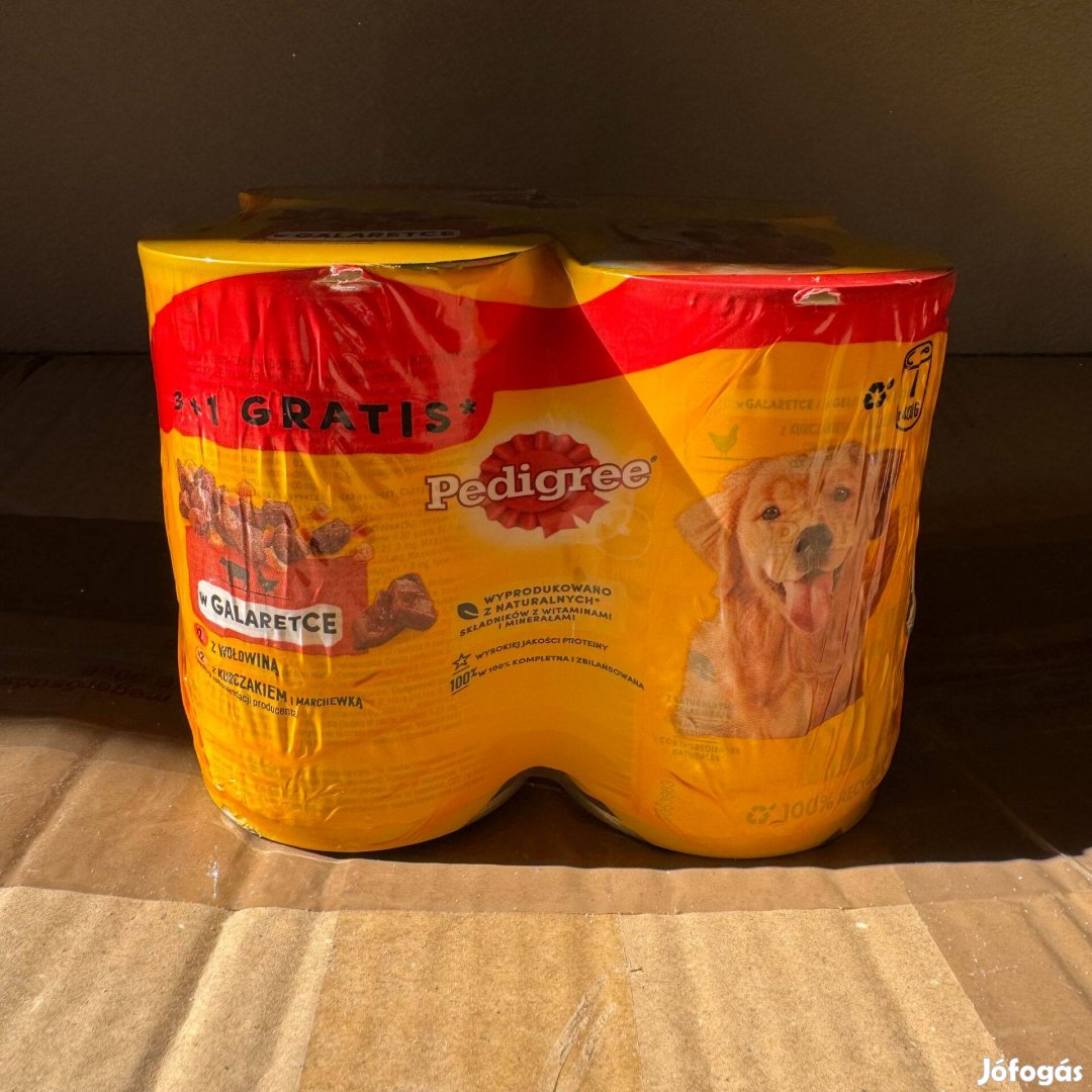 Uj Kutyatap Pedigree Adult 3+1 zseles konzerv 2 csirke 2 marha