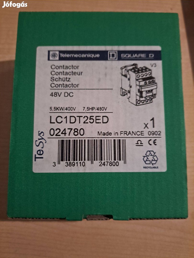 Új LC1DT25ED mágneskapcsoló