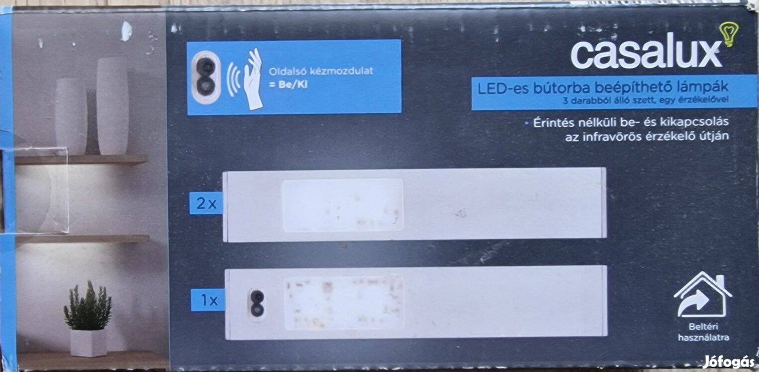 Új LED Konyhabútor lámpa 3db ki/bekapcsolás kézmozdulattal