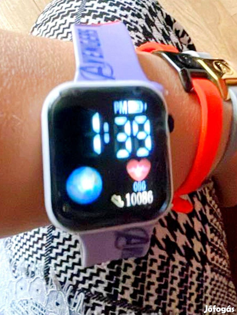 Új LED-es pókember óra