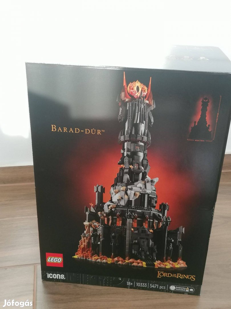 Új LEGO 10333 Gyűrűk ura Barad-dúr torony eladó!