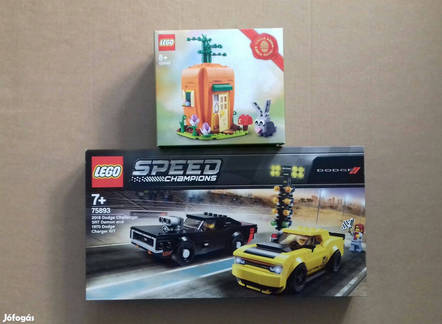 Új LEGO 40449 Húsvéti Répaház + Speed Champions 75893 Dodge Fox.árban!