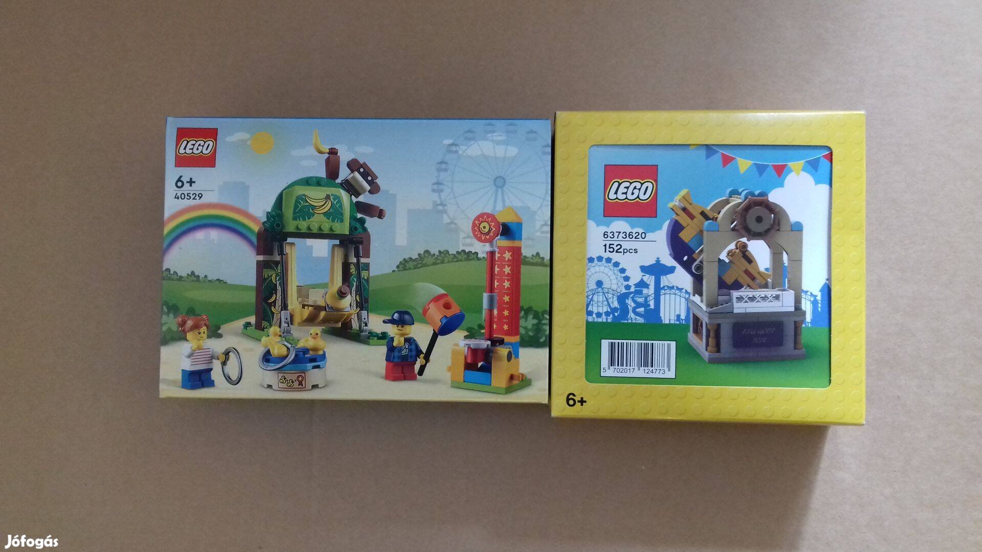 Új LEGO 40529 Vidámpark + 6373620 Hajóhinta Creator City Friends Foxár