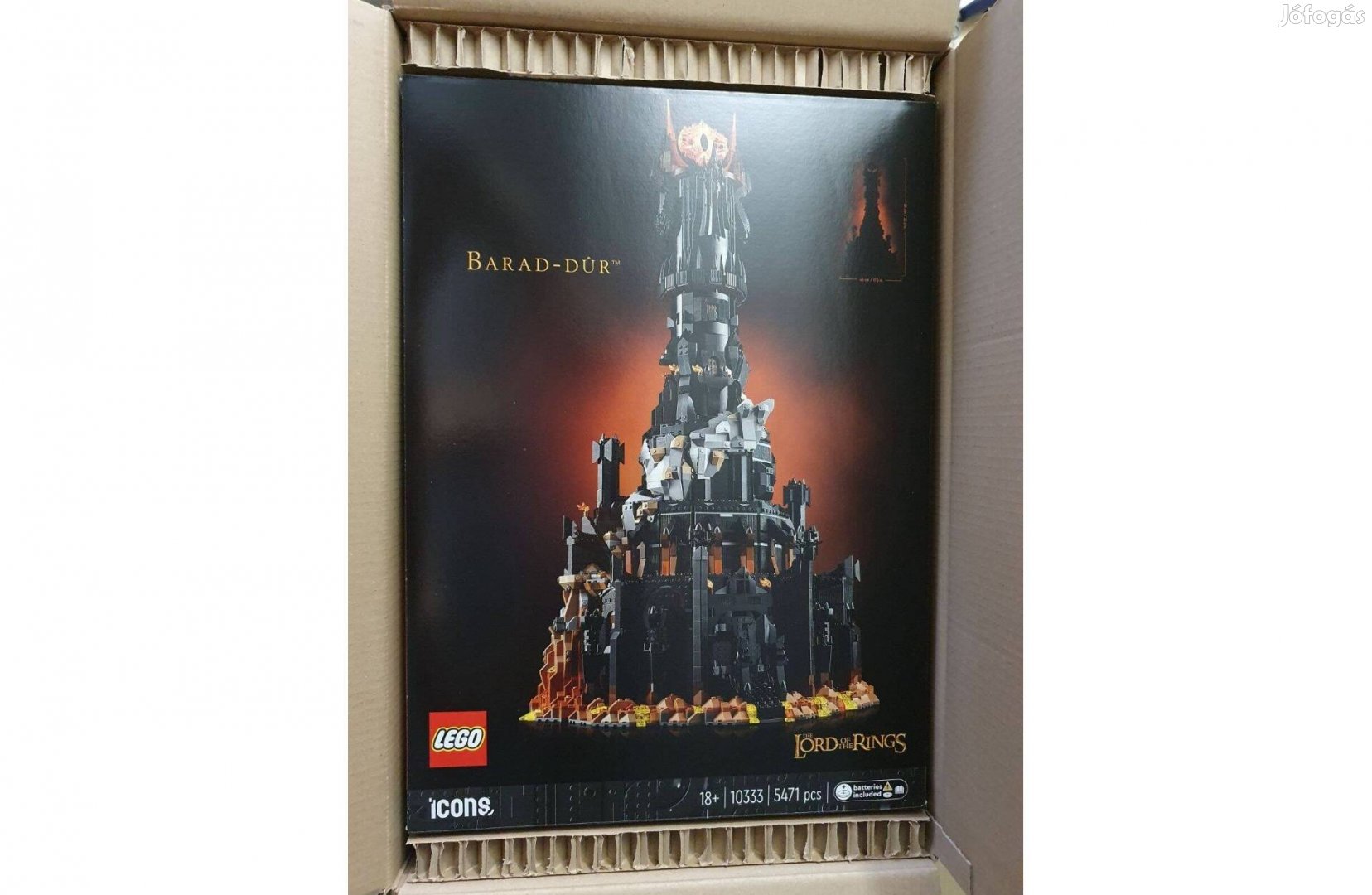 Új LEGO A Gyűrűk Ura 10333 Barad-dűr