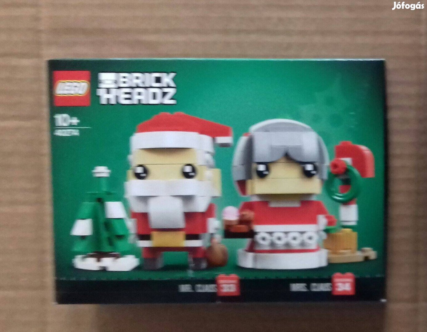 Új LEGO Brickheadz 40274 Mr. Claus & Mrs. Claus Creator Friends City