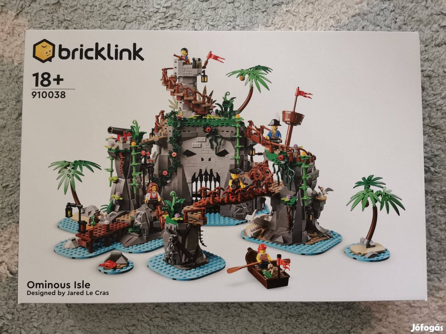 Új LEGO Bricklink 910038 Ominous Isle / Baljós sziget