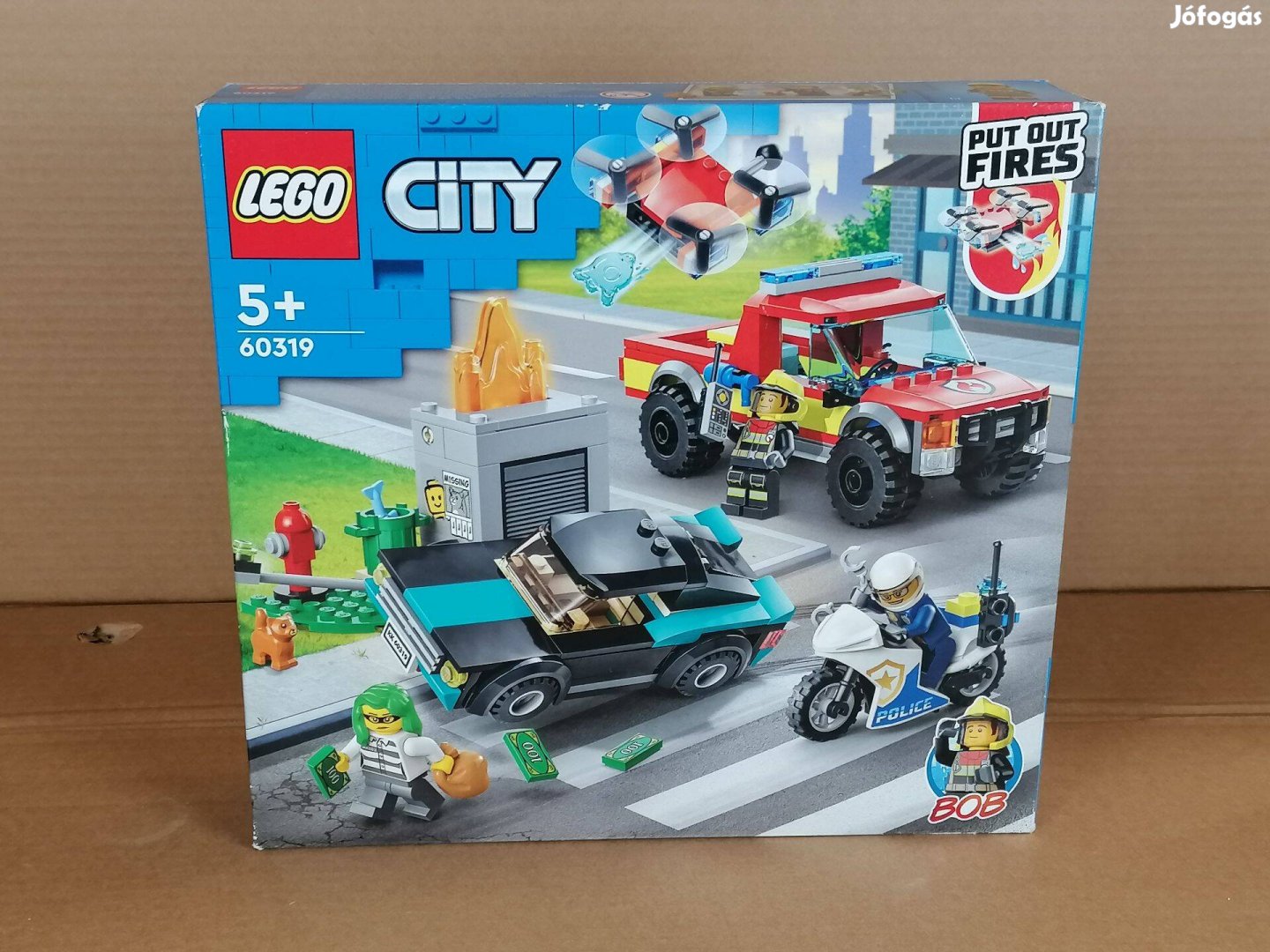 Új LEGO City 60319 - Tűzoltás és rendőrségi hajsza eladó!