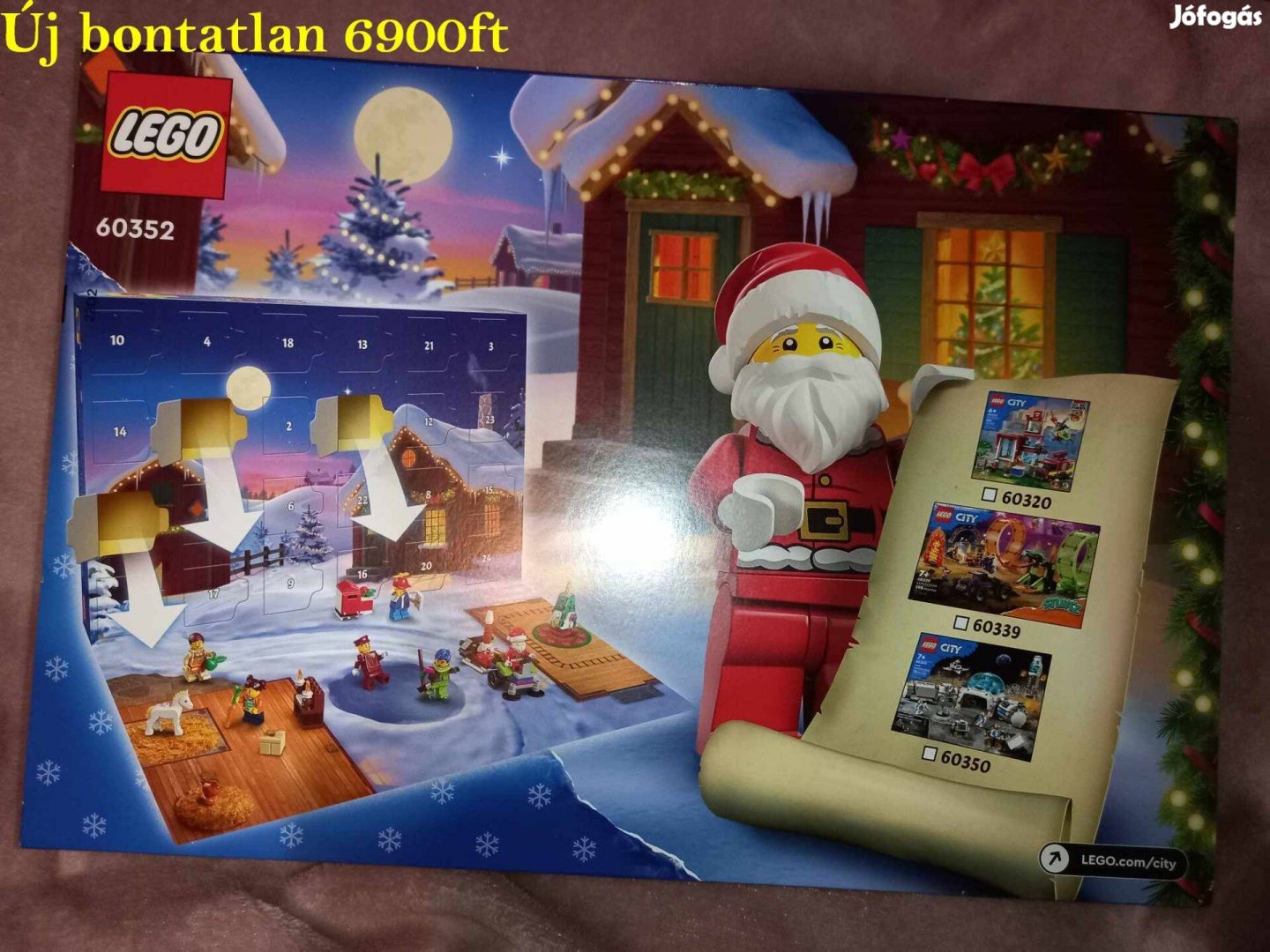 Új LEGO City Adventi naptár, karácsonyi kalendárium, bontatlan 6900f