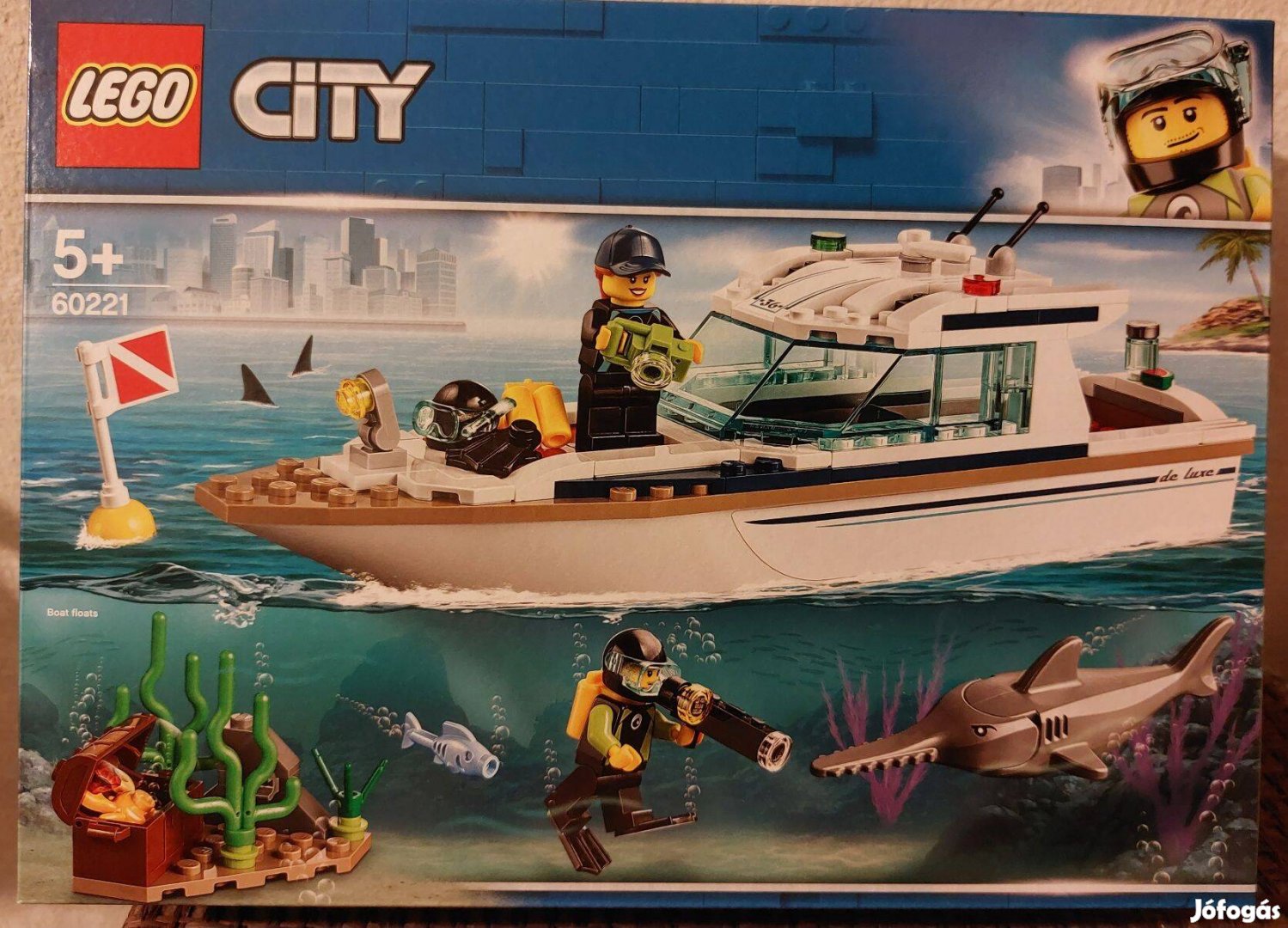 Új LEGO City Búvárjacht 60221 eladó