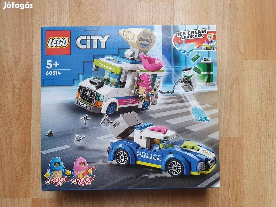 Új LEGO City - Fagylaltos kocsi rendőrségi üldözés (60314)