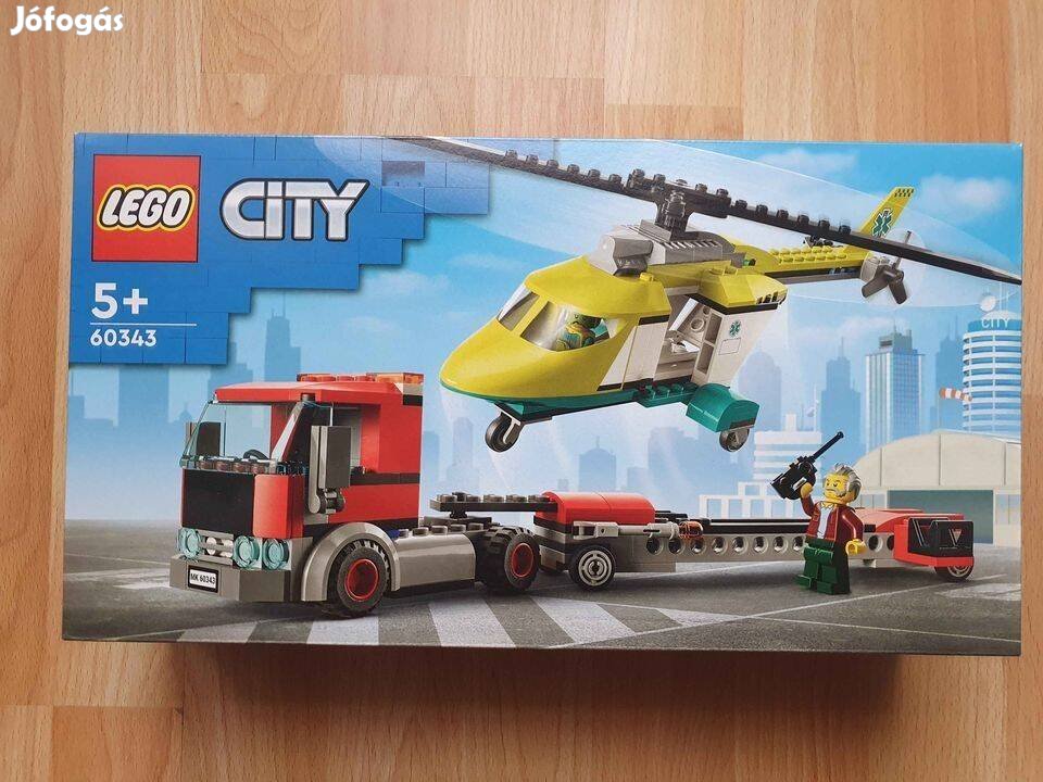 Új LEGO City - Mentőhelikopteres szállítás (60343)