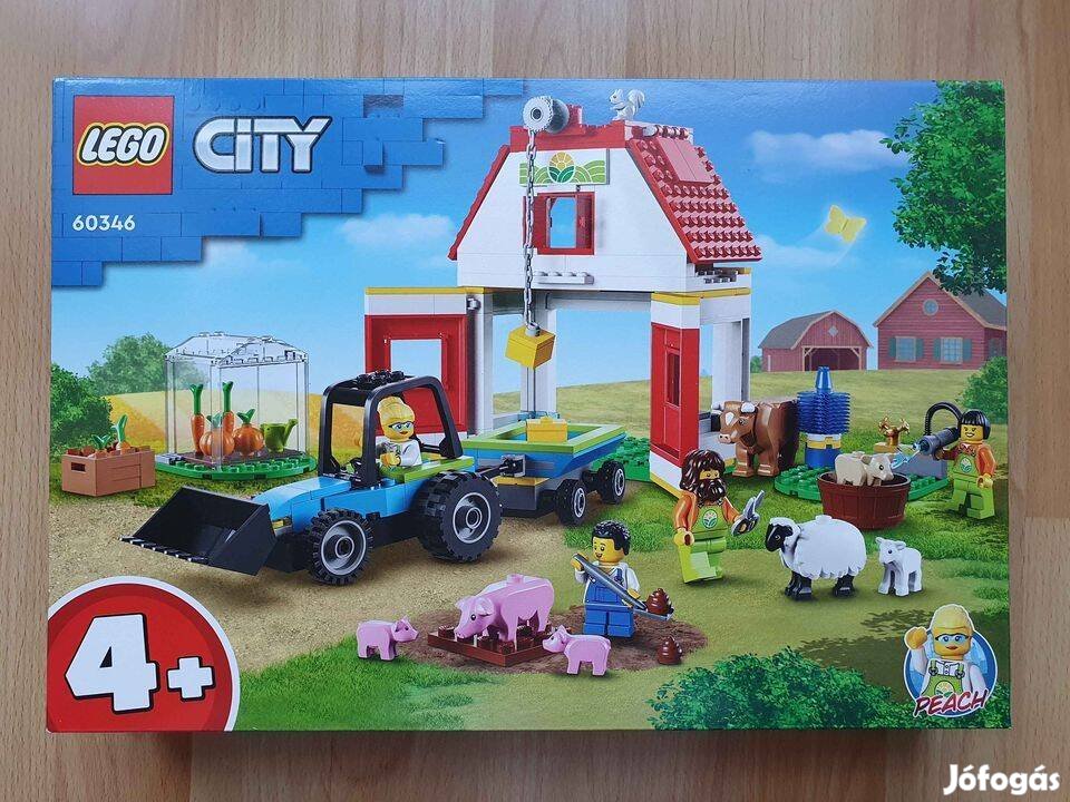 Új LEGO City - Pajta és háziállatok (60346)