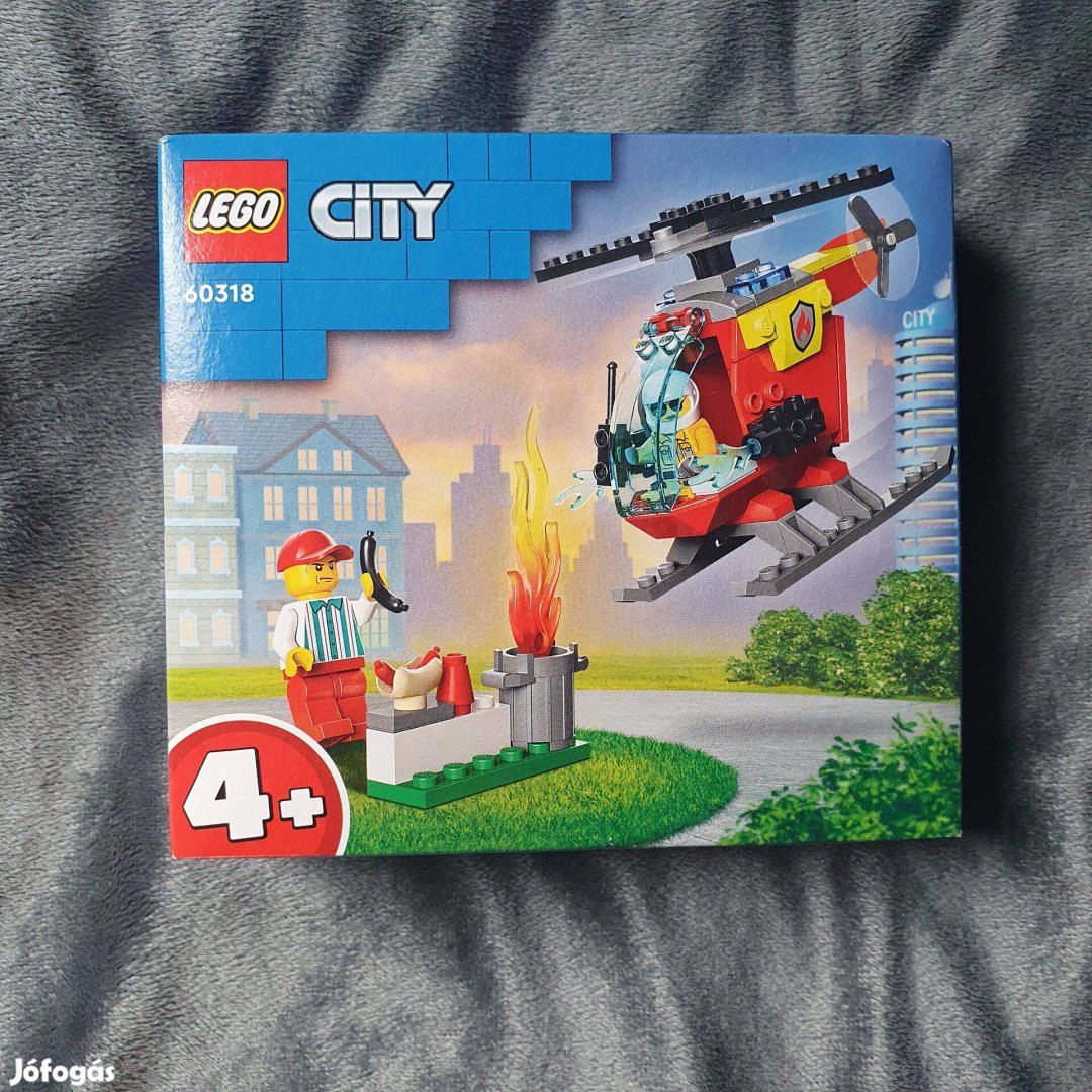 Új LEGO City - Tűzoltó helikopter (60318)