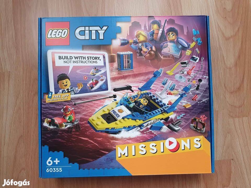 Új LEGO City - Vízirendőrség nyomozói küldetés (60355)