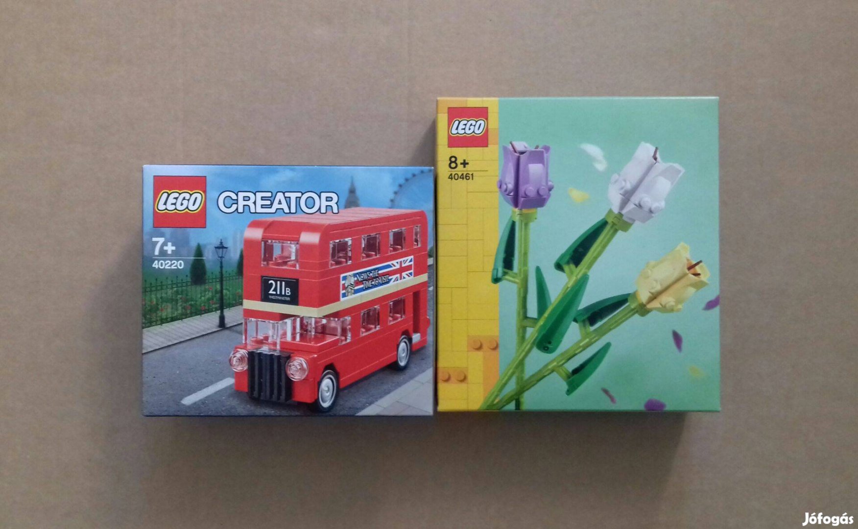 Új LEGO Creator 40220 London busz 40461 Tulipánok. Duplo Friends Foxár