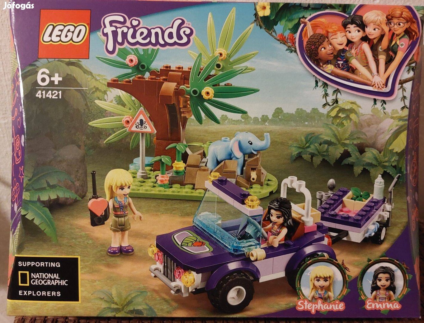 Új LEGO Friends Kiselefánt mentő akció 41421