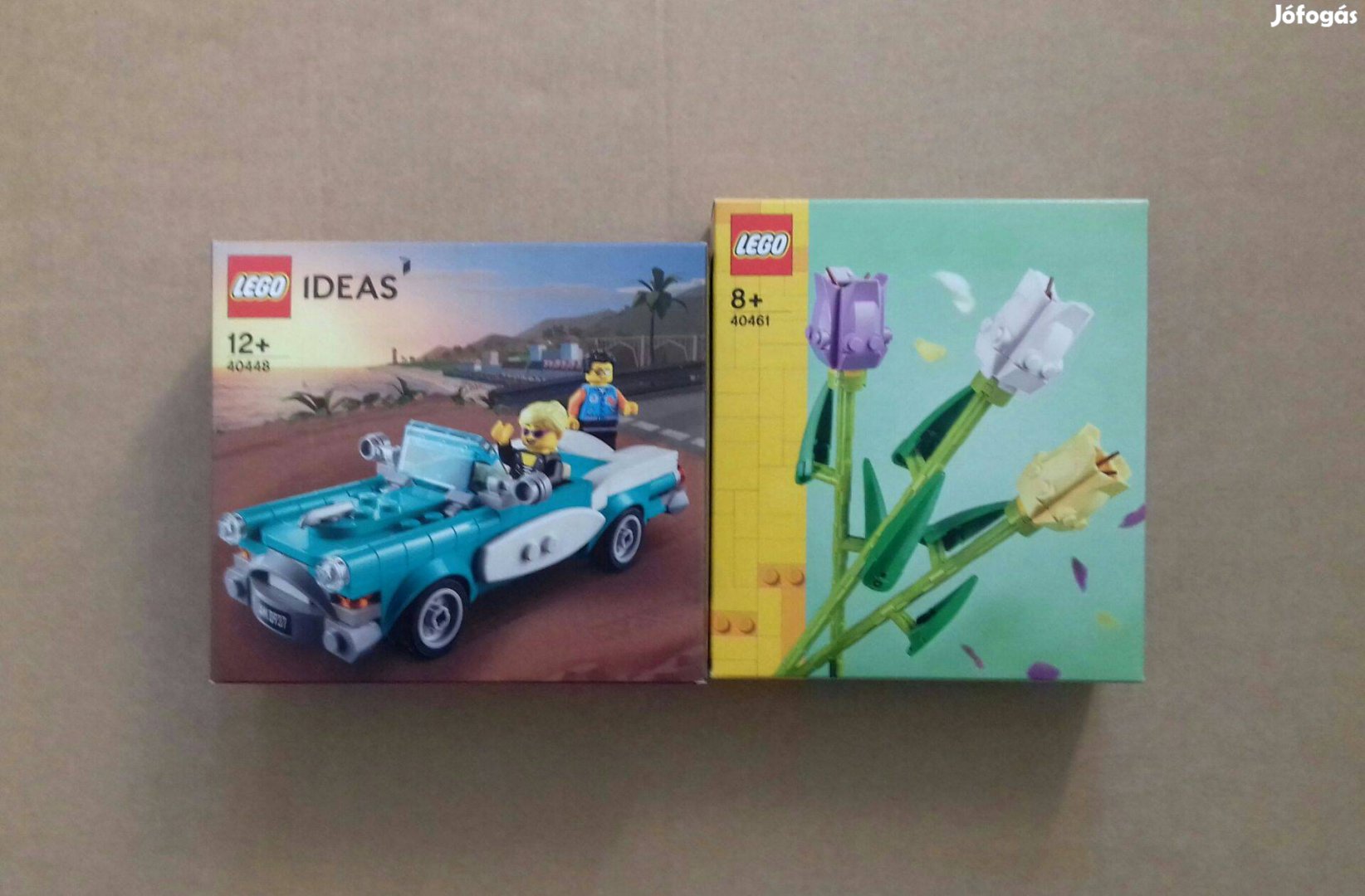 Új LEGO Ideas 40448 Veterán jármű + 40461 Tulipánok Creator City Foxár