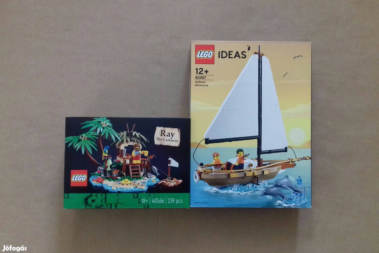 Új LEGO Ideas 40487 Vitorlás + 40566 Ray a hajótörött Creator City Fox