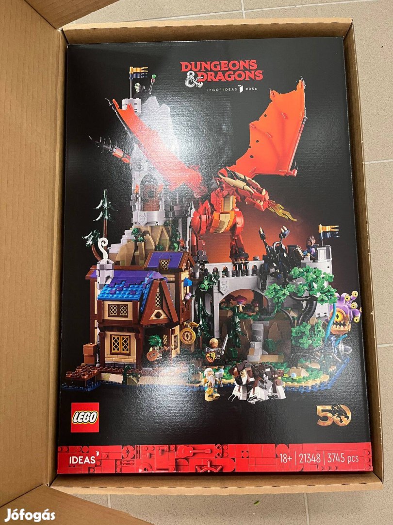 Új LEGO Ideas - Dungeons & Dragons: A vörös sárkány meséje (21348)