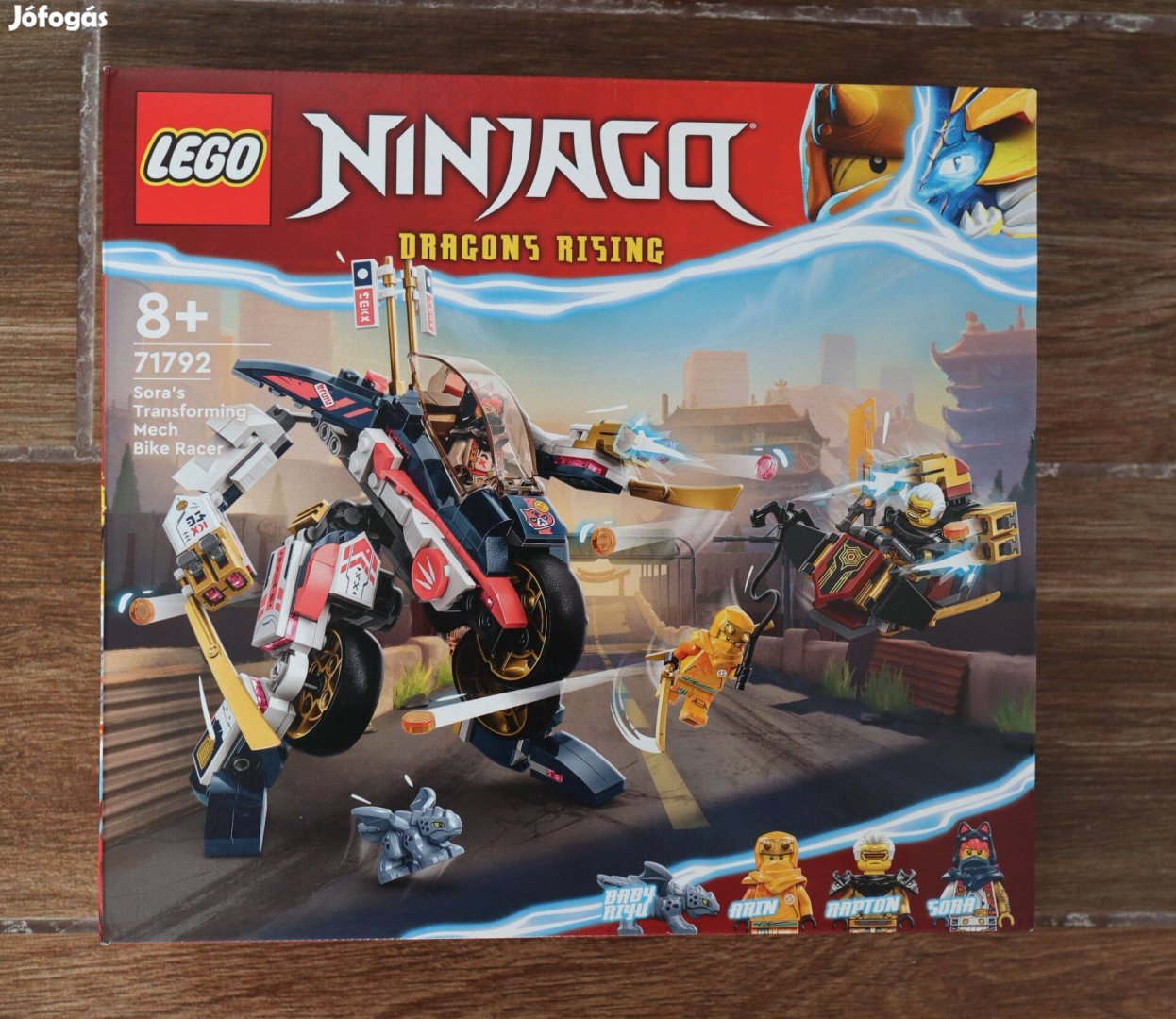 Új LEGO Ninjago - Sora átalakítható robot versenymotorja (71792)