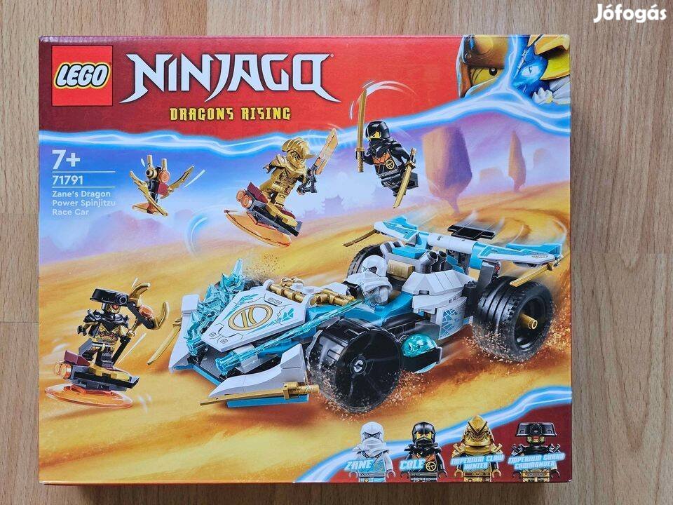 Új LEGO Ninjago - Zane sárkányerő Spinjitzu versenyautója (71791)