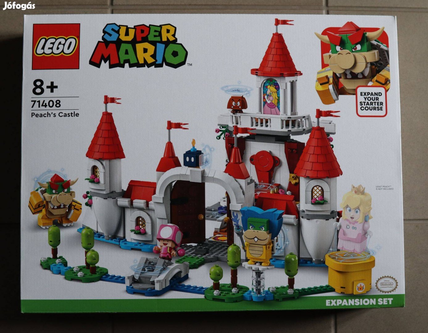 Új LEGO Super Mario - Peach kastélya kiegészítő szett (71408)