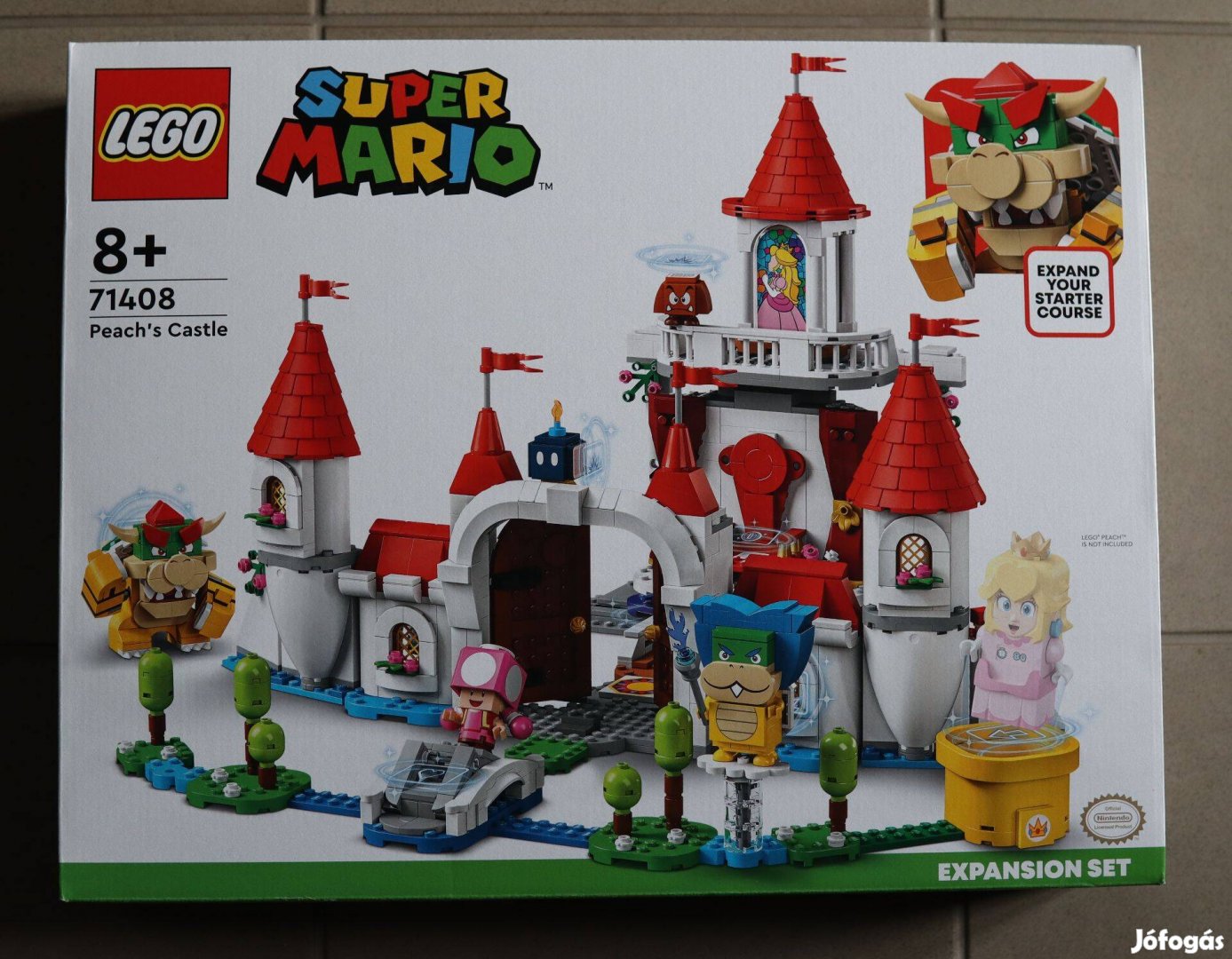 Új LEGO Super Mario - Peach kastélya kiegészítő szett (71408)