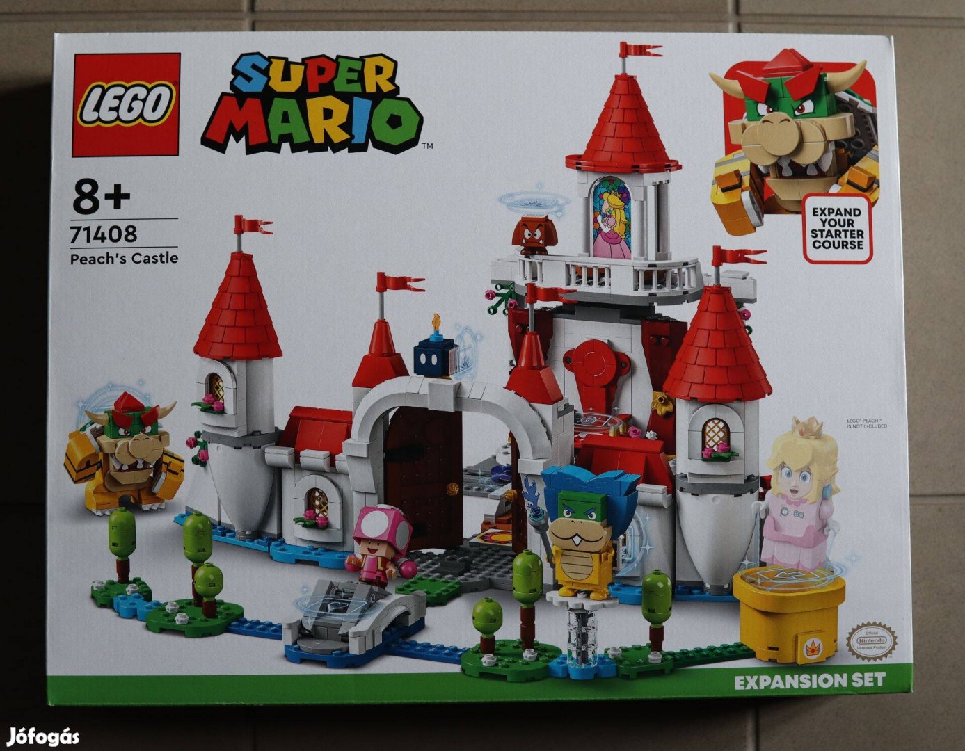 Új LEGO Super Mario - Peach kastélya kiegészítő szett (71408)
